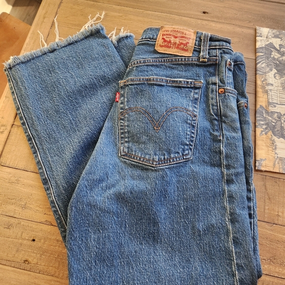 Levis Sz 30 Ribcage Straight Jeans - Picture 11 of 11